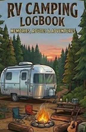 Airstream Style RV Logbook Cover