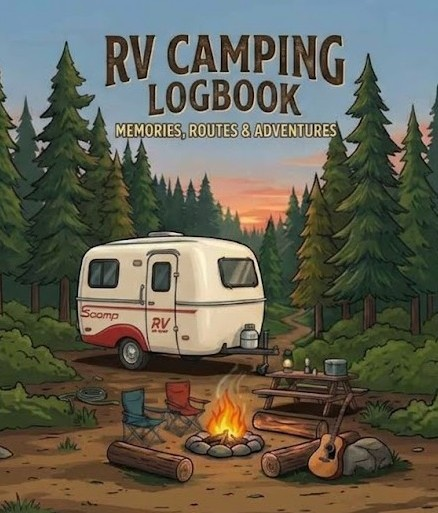 Scamp Style RV Logbook Cover